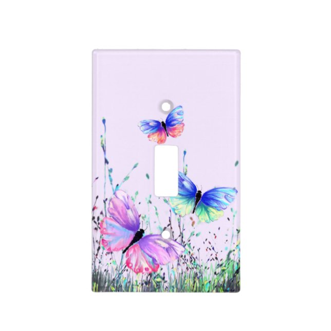 Butterflies Light Switch Cover (Front)