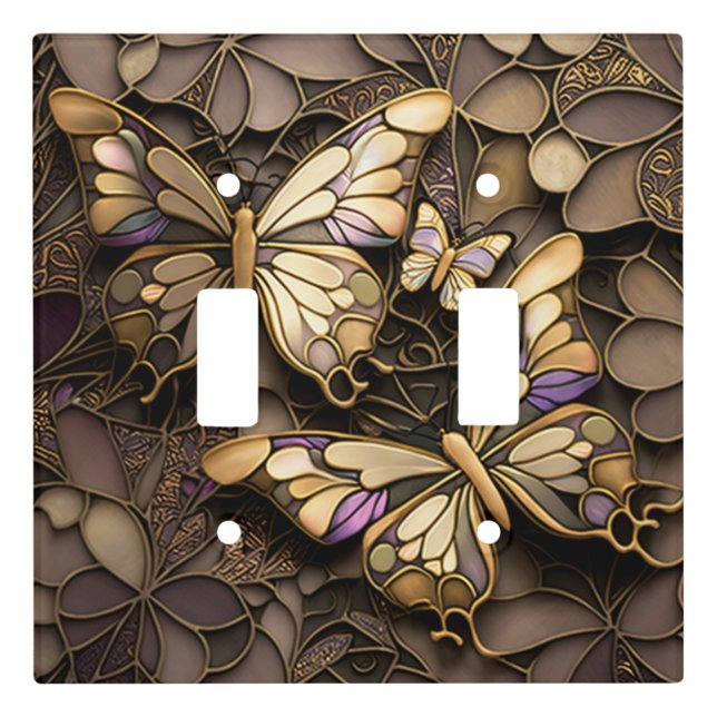 butterflies light switch cover (Front)