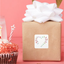 butterflies love Square Sticker