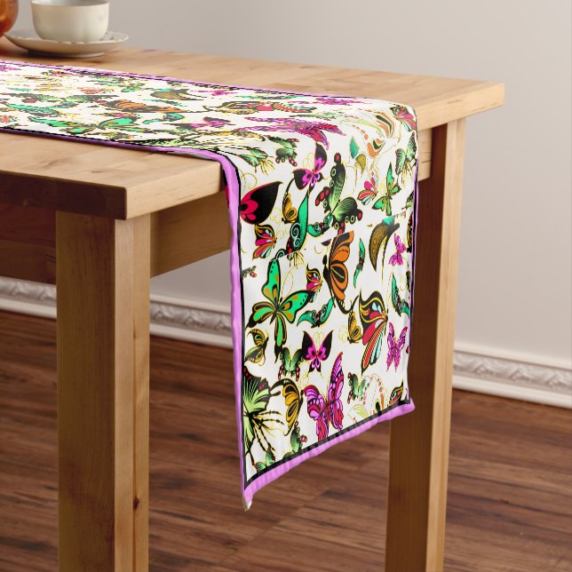 Butterflies Medium Table Runner (In Situ)