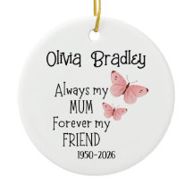 Butterflies Memorial Ornament for Mother