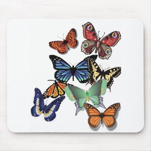 Butterflies Mouse Pad (Front)