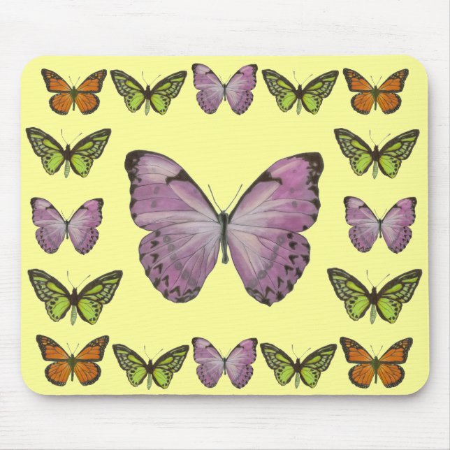 Butterflies Mousepad (Front)