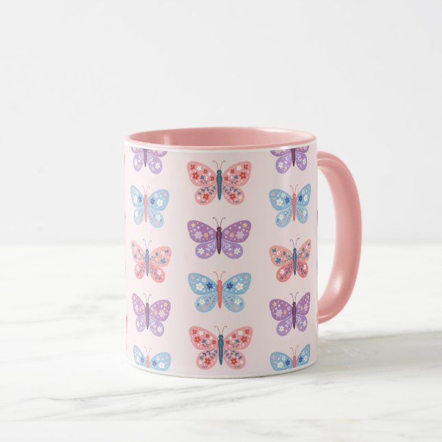 Butterflies Mug (Front Right)