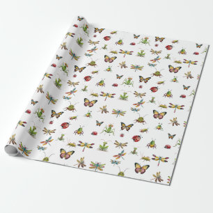 Butterflies n' Bugs Wrapping Paper