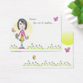 Butterflies n' Daisies front&back Lunchbox note! (Desk)