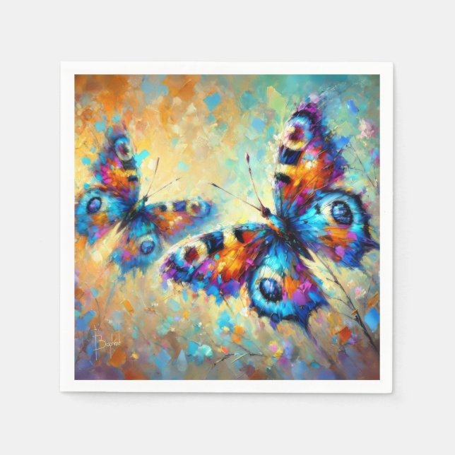 butterflies  napkins (Front)