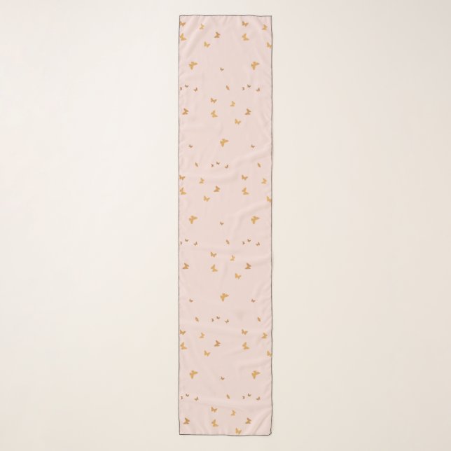 Butterflies Neck Tie Scarf (Front)