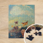 Butterflies | Odilon Redon Jigsaw Puzzle<br><div class="desc">Butterflies (1910) by French artist Odilon Redon. Original fine art painting is oil on canvas depicting colorful abstract butterflies against a blue sky background. 

Use the design tools to add custom text or personalize the image.</div>