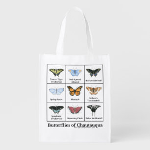 Butterflies of Chautauqua Grocery Bag