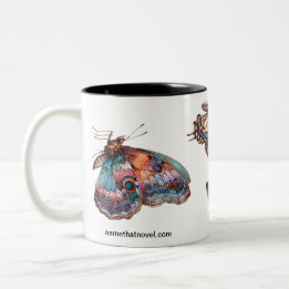 Butterflies of Name That Novel Coffee Mug