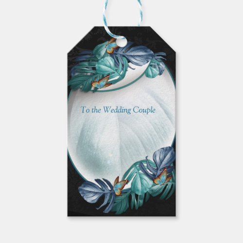 Butterflies of ParadiseTropical Turquoise Splash Gift Tags