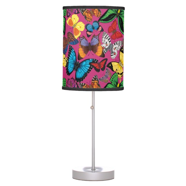 Butterflies of the World Table Lamp (Front)