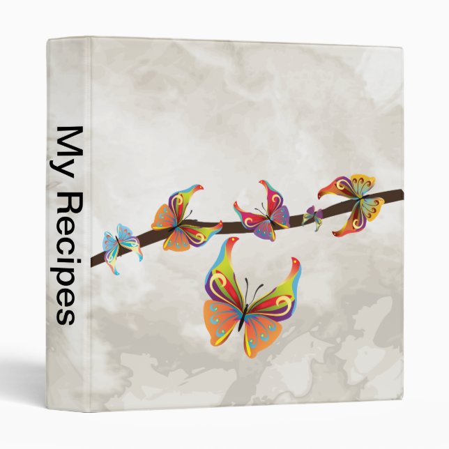 Butterflies on a Branch Binder (Front/Spine)