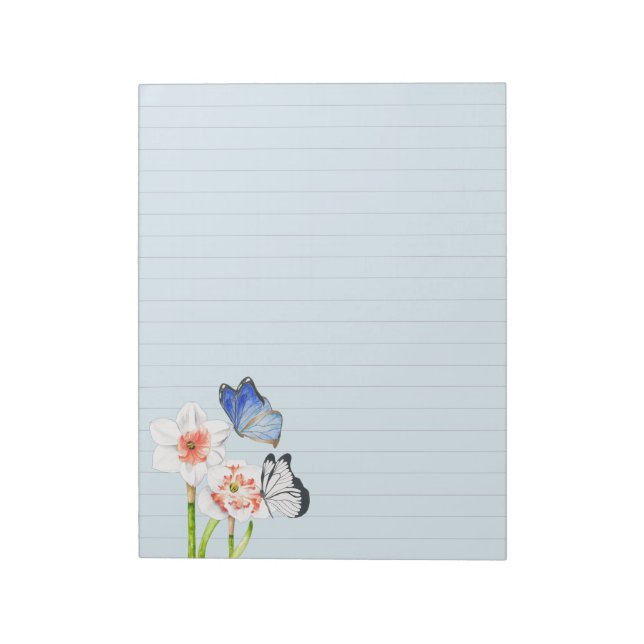 Butterflies on a Large Notepad (Rotated)