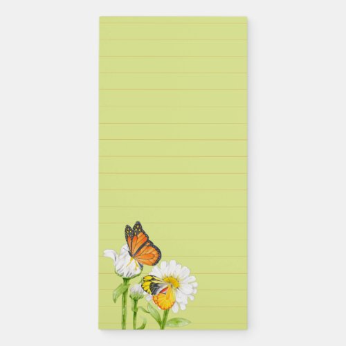 Butterflies on a Magnetic Notepad