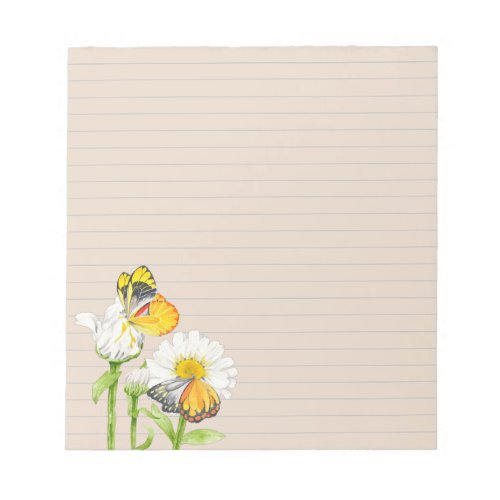 Butterflies on a Medium Sized Notepad