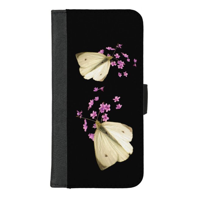 Butterflies on Flowers iPhone 8/7 Plus Wallet Case