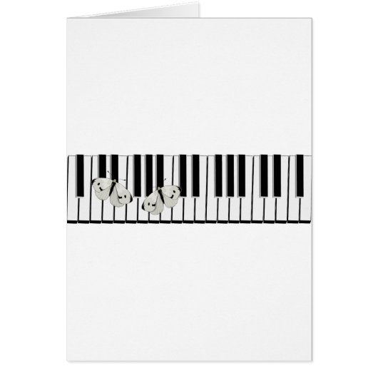 butterflies on keyboard Theme Cards (Front)