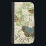 Butterflies on Sheet Music with Floral Design Galaxy S4 Wallet Case<br><div class="desc">A green floral design and sheet music serves as the background to a trio of butterflies in this piece by Vision Studio. The French word for butterfly, papillon, is emblazoned at the bottom of the piece as well. If you have a strong love of butterflies, nature, or just like surrounding...</div>