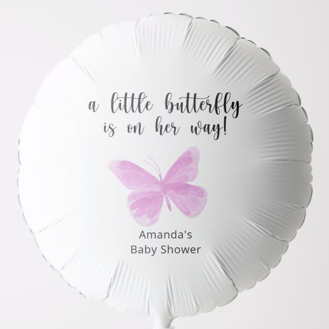 Butterflies on the way balloon (Front)