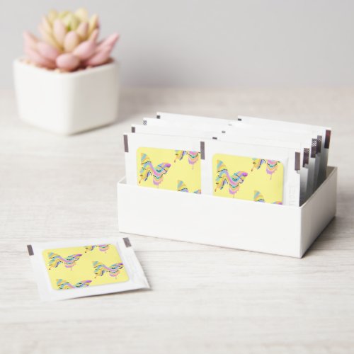 Butterflies on Yellow  Hand Sanitizer Packet