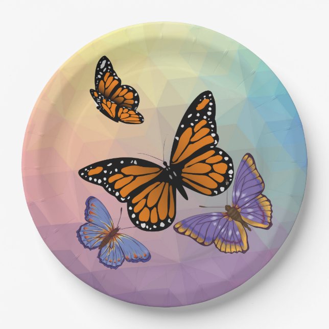 BUTTERFLIES PAPER PLATES (Front)