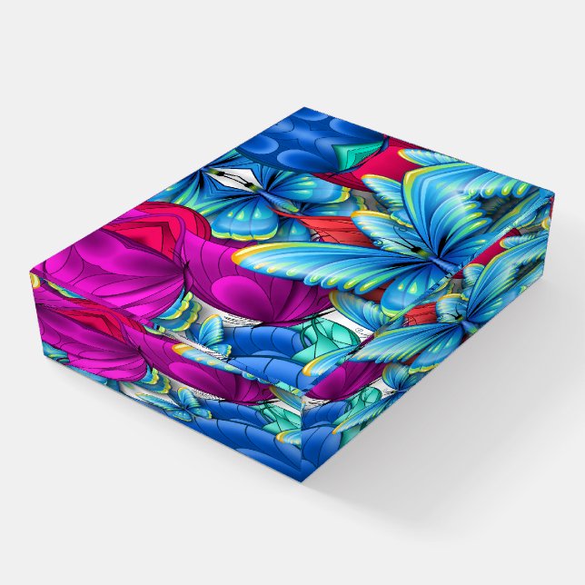 Butterflies Paperweight (Angled)