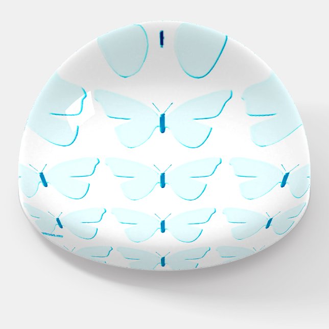 Butterflies Paperweight (Angled)