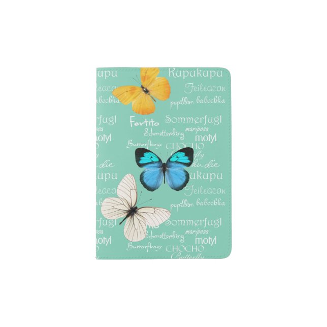 Butterflies Passport Holder (Front)
