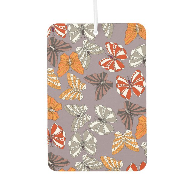 Butterflies Pattern Air Freshener (Front)