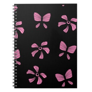 Butterflies pattern notebook