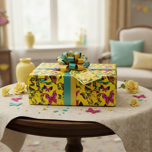 Butterflies pattern Wrapping Paper (Creator Uploaded)