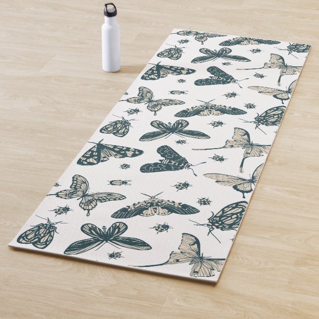 Butterflies Pattern Yoga Mat (In Situ)