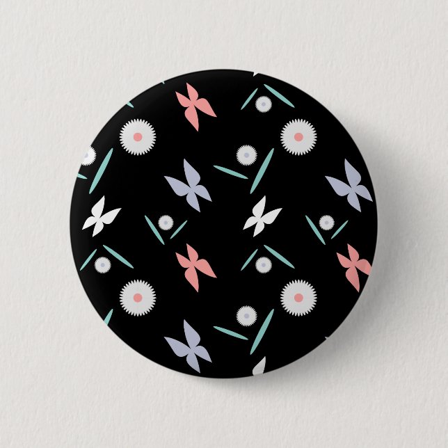Butterflies Pinback Button (Front)