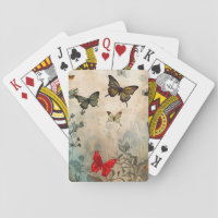 Butterflies Playing Cards