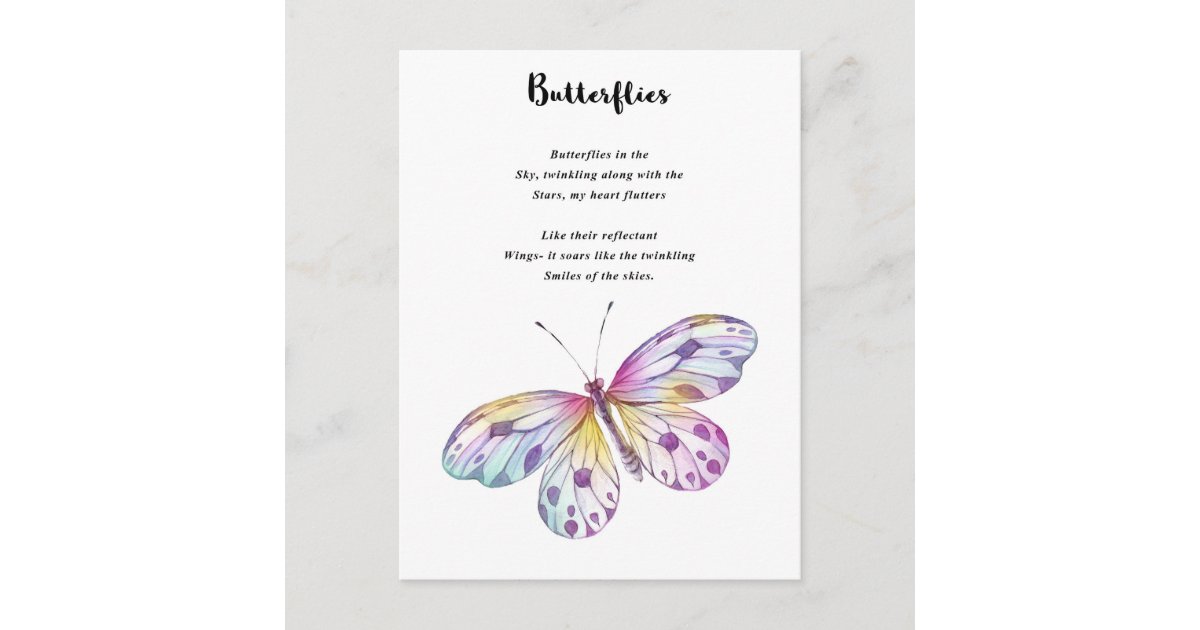 poems about butterflies