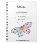 Butterflies - Poetry - Jessica Fuqua - Notebook at Zazzle