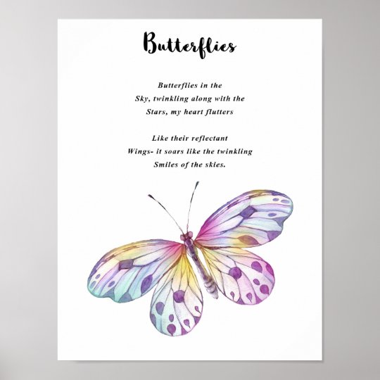 Butterflies Poster | Zazzle.com