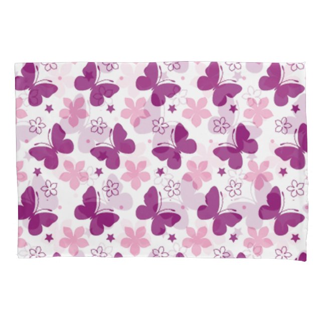 Butterflies  Posters & Prints Pillow Case (Front-Left)