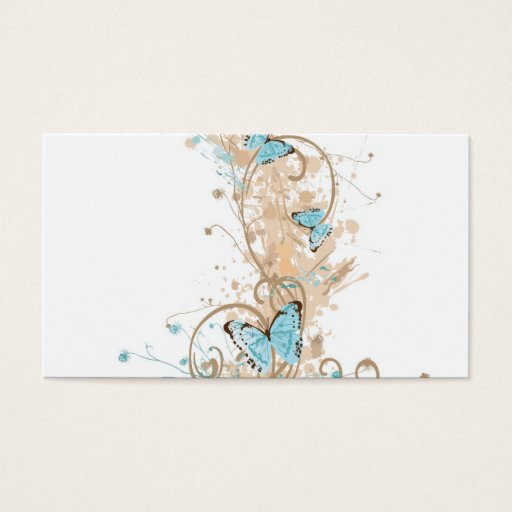 Customizable Butterflies Profile Card Business Cards