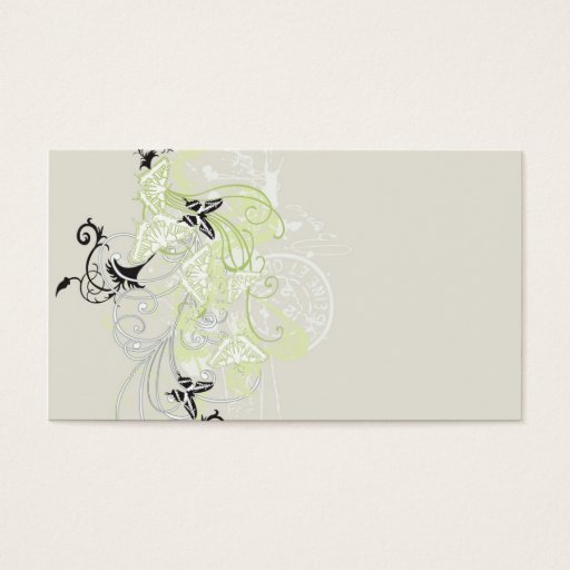 Customizable Butterflies Profile Card Business Card