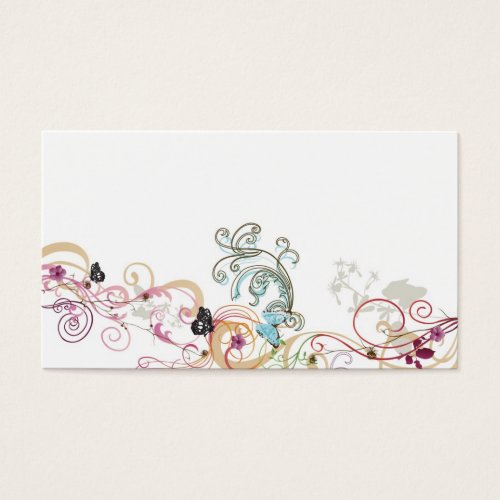 Butterflies Profile Card Business Card Templates