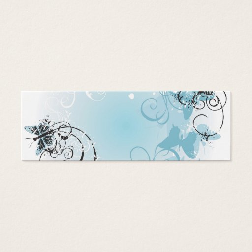 Customizable Butterflies Profile Card Business Card Template
