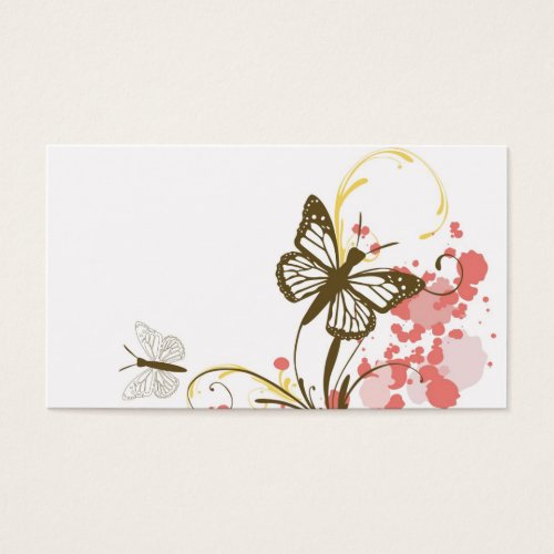Butterflies Profile Card Business Cards