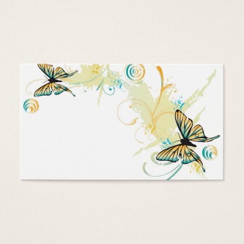 Butterflies Profile Card Business Card Templates