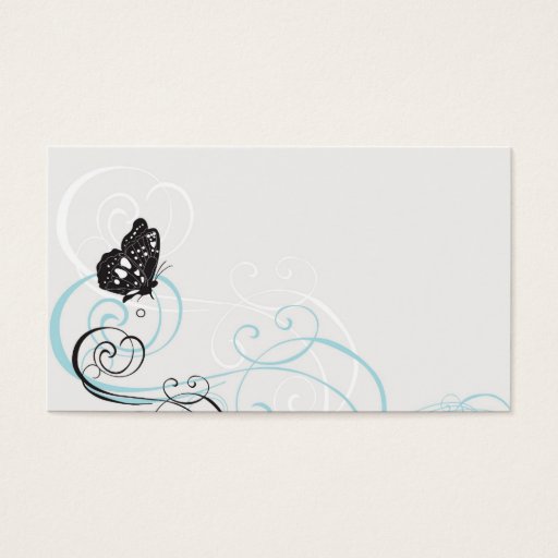 Customizable Butterflies Profile Card Business Cards