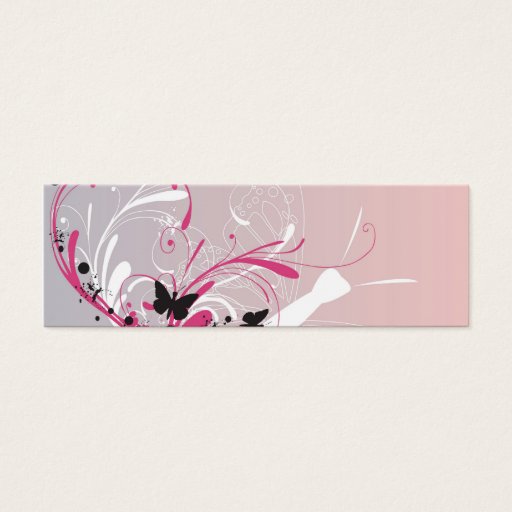 Customizable Butterflies Profile Card Business Card Template