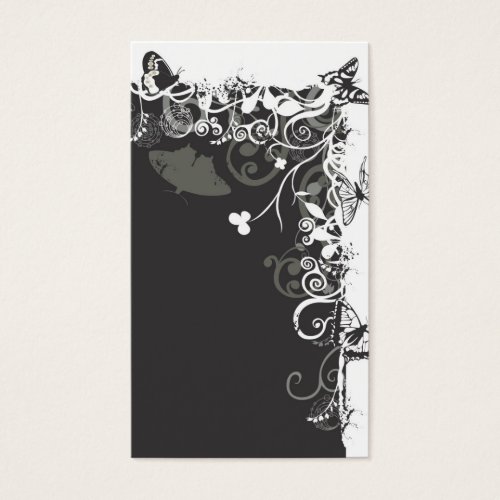 Butterflies Profile Card Business Card Template