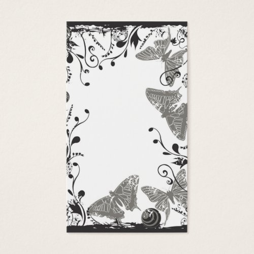 Butterflies Profile Card Business Cards